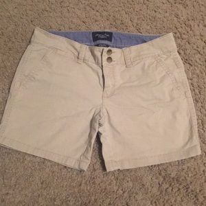 light khaki American Eagle shorts